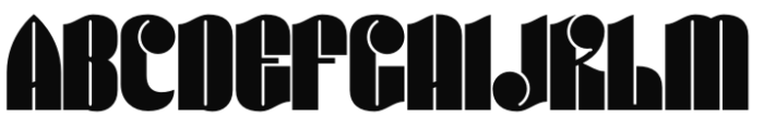 Conica Regular Font UPPERCASE