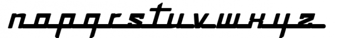 Continental Railway Font LOWERCASE