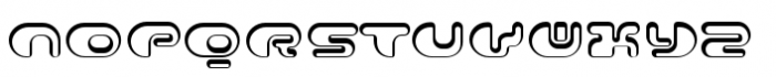 Contour Shaded Font LOWERCASE
