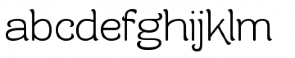 Contra Flare Light Font LOWERCASE