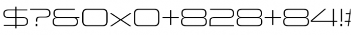 Controller Ext One Font OTHER CHARS