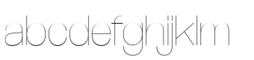 Coolvetica Ultra Light Font LOWERCASE