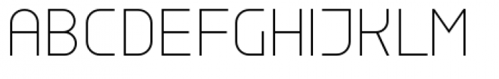 Copperplate Wide Thin Font LOWERCASE