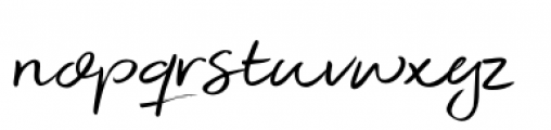 Coquillage Italic Font LOWERCASE