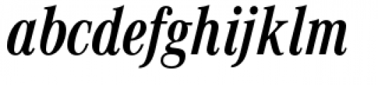 Corporate A Std Condensed Demi Italic Font LOWERCASE