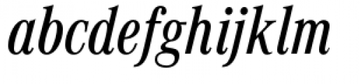 Corporate A Std Condensed Medium Italic Font LOWERCASE