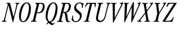 Corporate A Std Condensed Regular Italic Font UPPERCASE