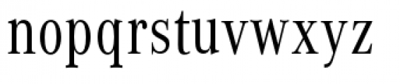 Corporate A Std Condensed Regular Font LOWERCASE