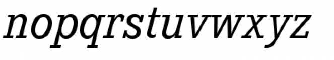 Corporate E Italic Font LOWERCASE