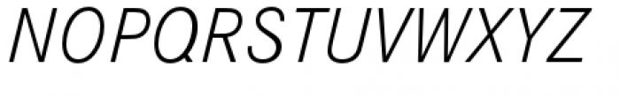 Corporate S Std Light Italic Font UPPERCASE
