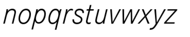 Corporate S Std Light Italic Font LOWERCASE