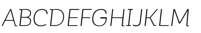 Corporative Alt Light Italic Font UPPERCASE