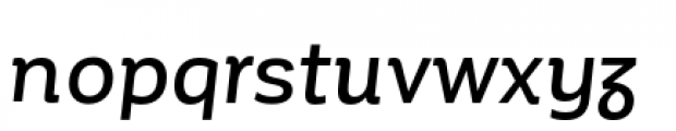 Corporative Alt Medium Italic Font LOWERCASE