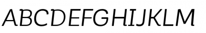 Corporative Alt Regular Italic Font UPPERCASE