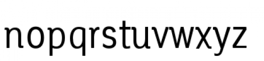 Corporative Condensed Regular Font LOWERCASE