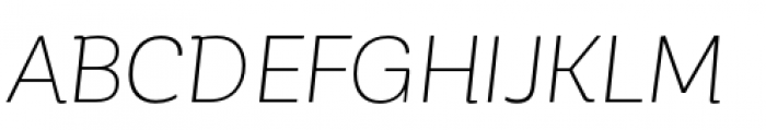 Corporative Light Italic Font UPPERCASE