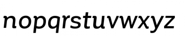Corporative Medium Italic Font LOWERCASE