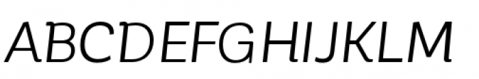 Corporative Regular Italic Font UPPERCASE