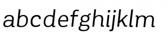 Corporative Regular Italic Font LOWERCASE