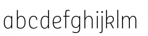 Corporative Sans Alt Condensed Light Font LOWERCASE