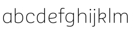 Corporative Sans Rounded Alt Light Font LOWERCASE