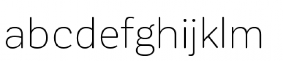Corporative Sans Rounded Light Font LOWERCASE