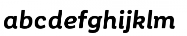 Corporative Soft Alt Bold Italic Font LOWERCASE