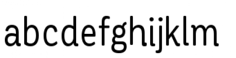 Corporative Soft Condensed Regular Font LOWERCASE