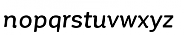 Corporative Soft Medium Italic Font LOWERCASE