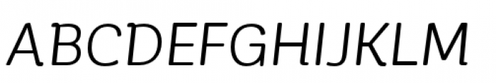 Corporative Soft Regular Italic Font UPPERCASE
