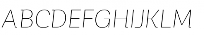 Corporative Soft Thin Italic Font UPPERCASE