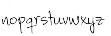 Corradine Handwriting Regular Font LOWERCASE