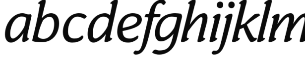 Corzinair Italic Font LOWERCASE