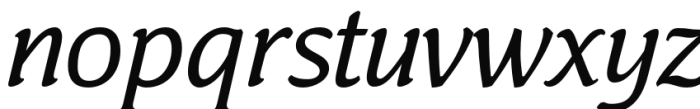 Corzinair Italic Font LOWERCASE