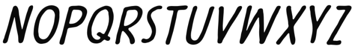 Cosmic Dust Italic Font UPPERCASE