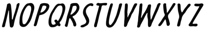 Cosmic Dust Italic Font LOWERCASE