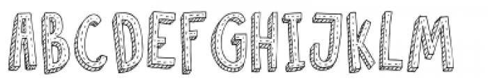 Cosmo Stitch Font LOWERCASE