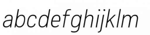 Couplet Light Italic Font LOWERCASE