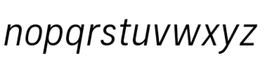 Couplet Regular Italic Font LOWERCASE