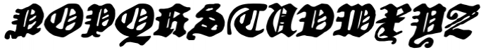 Courant Italic Font UPPERCASE