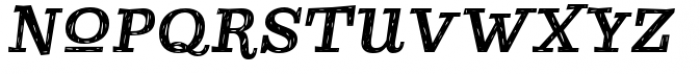 Courtney Rough Italic Font LOWERCASE