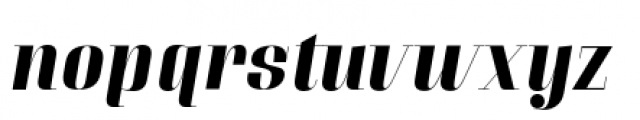 Couture Bold Italic Font LOWERCASE