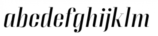 Couture Italic Font LOWERCASE