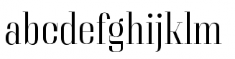 Couture Light Font LOWERCASE