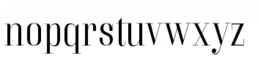 Couture Light Font LOWERCASE