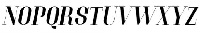 Couture Medium Italic Font UPPERCASE