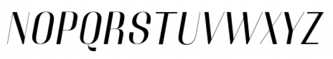 Couture Sans Italic Font UPPERCASE