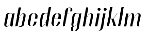 Couture Sans Italic Font LOWERCASE