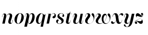 Couturier Poster Regular Italic Font LOWERCASE