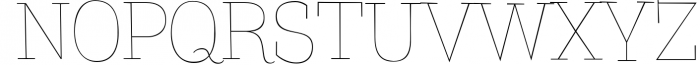 Coats Thin & Coats Thin Italic Font UPPERCASE